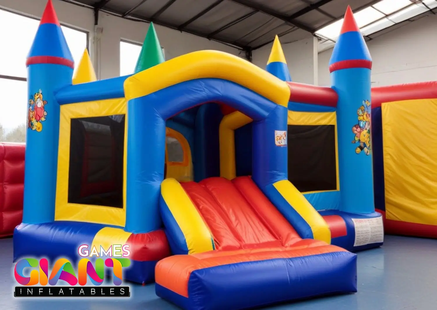 Two-in-one-bouncy-castle