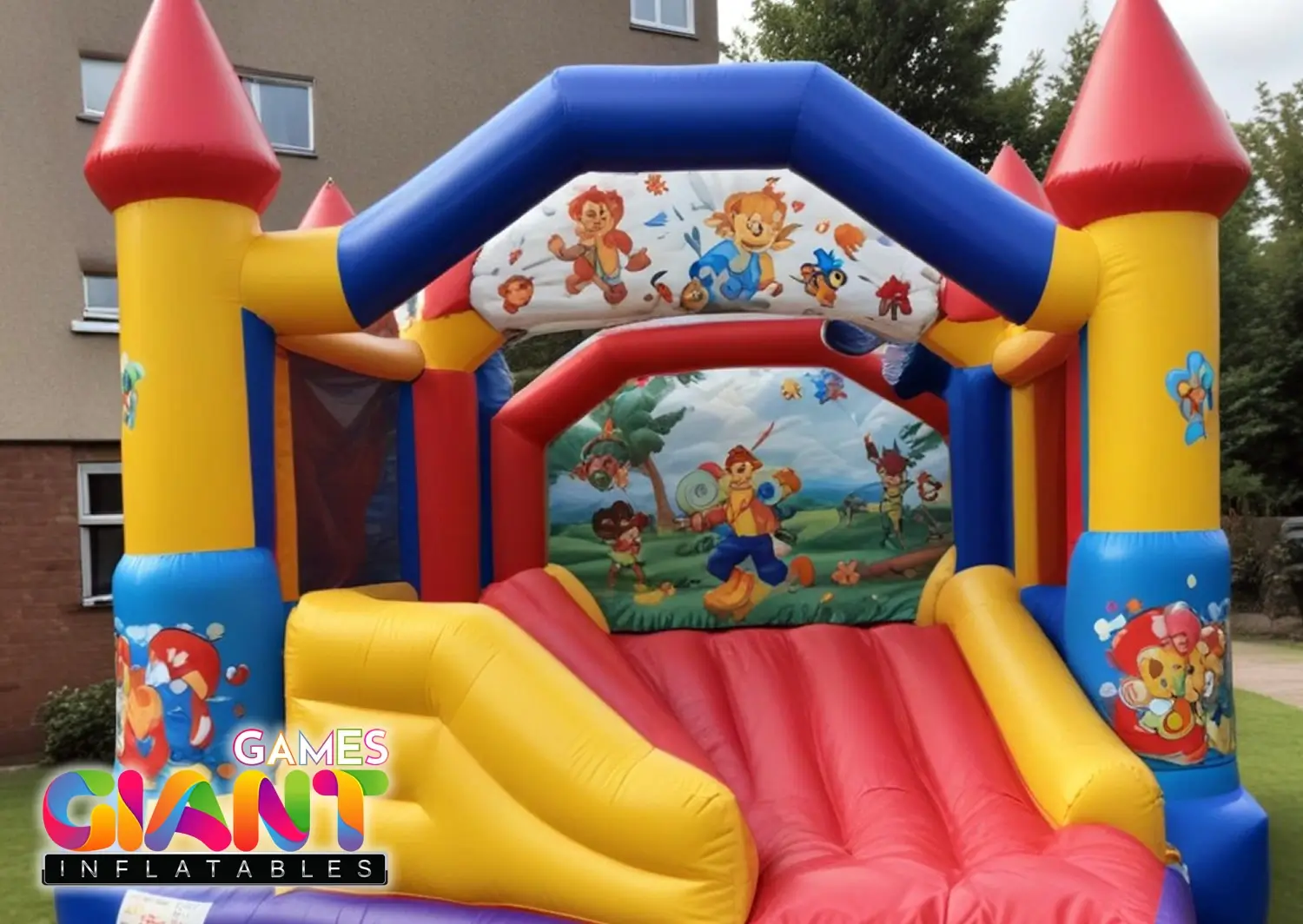 Bouncy-Castle-with-Slide