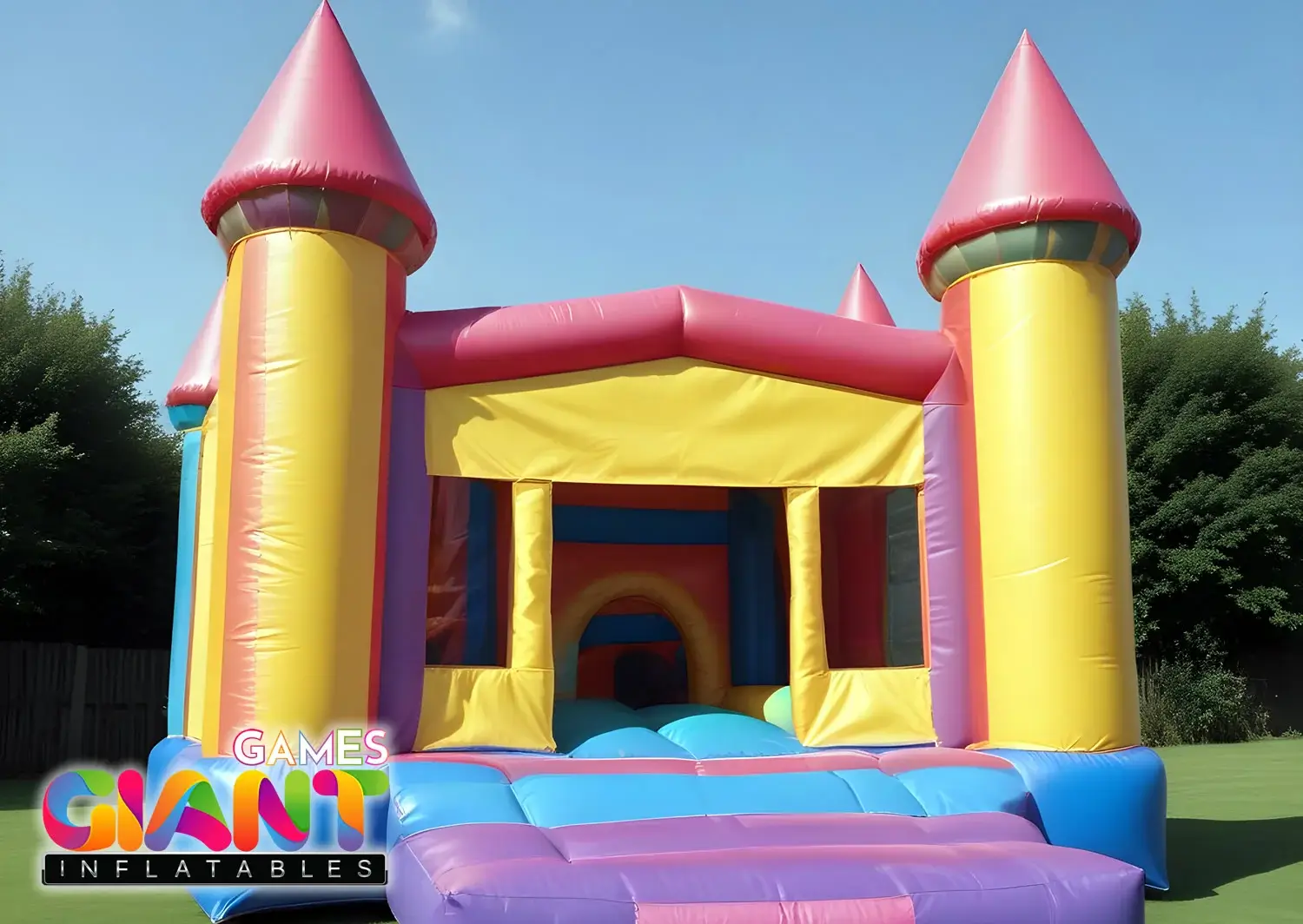 Backyard-bouncy-castle