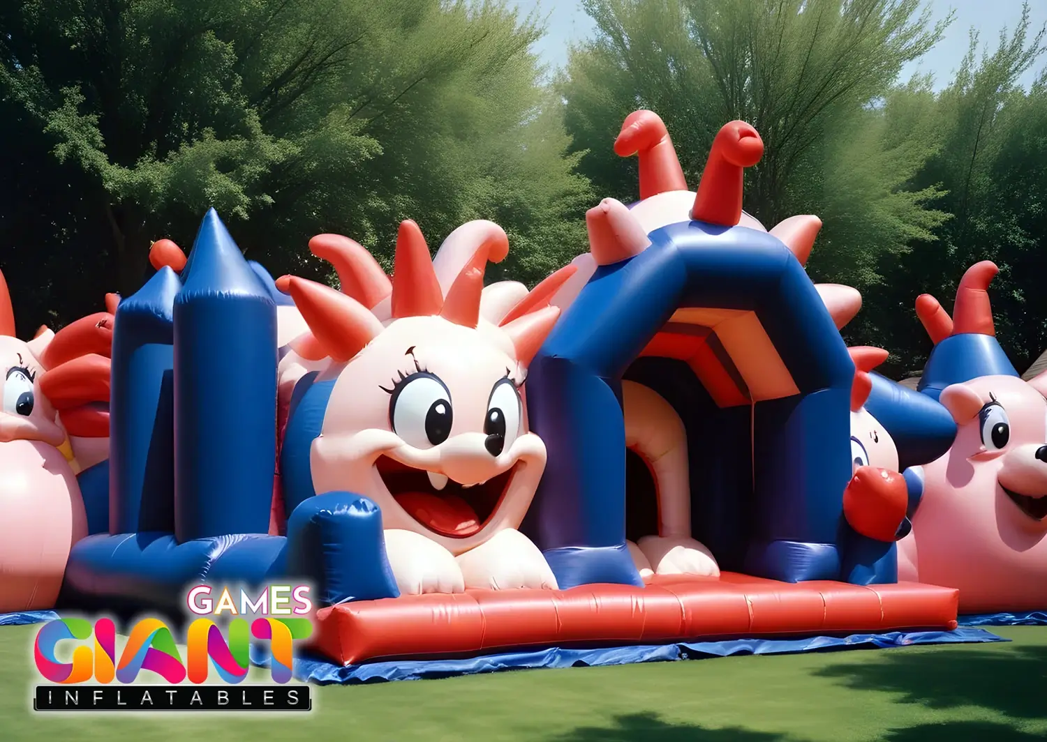 Custom-shape-design-bouncy-castle