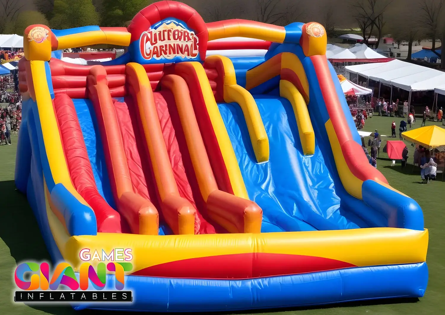 Extreme-cliff-inflatable-slide