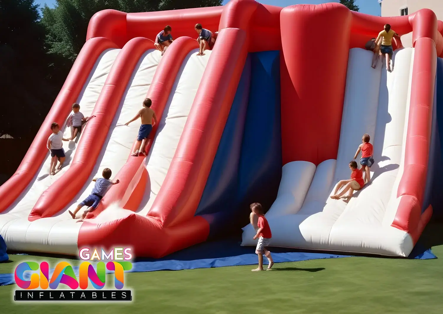 Adventure-inflatable-cliff-climb-slide