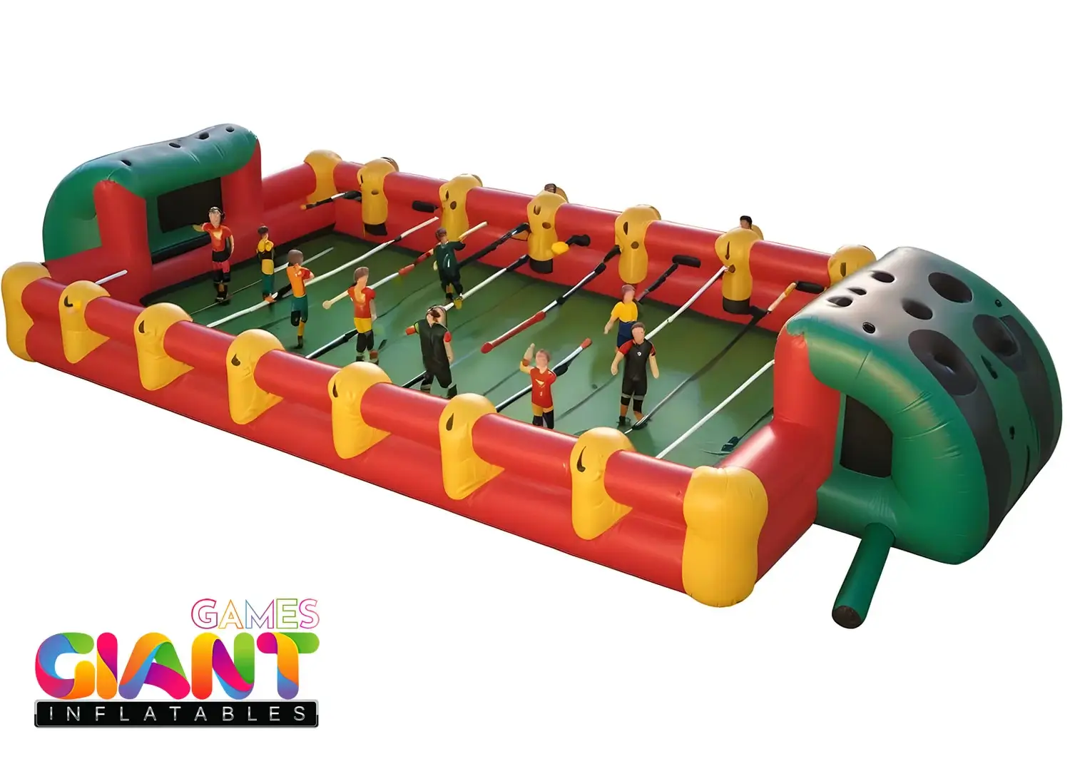 Inflatable-fooseball