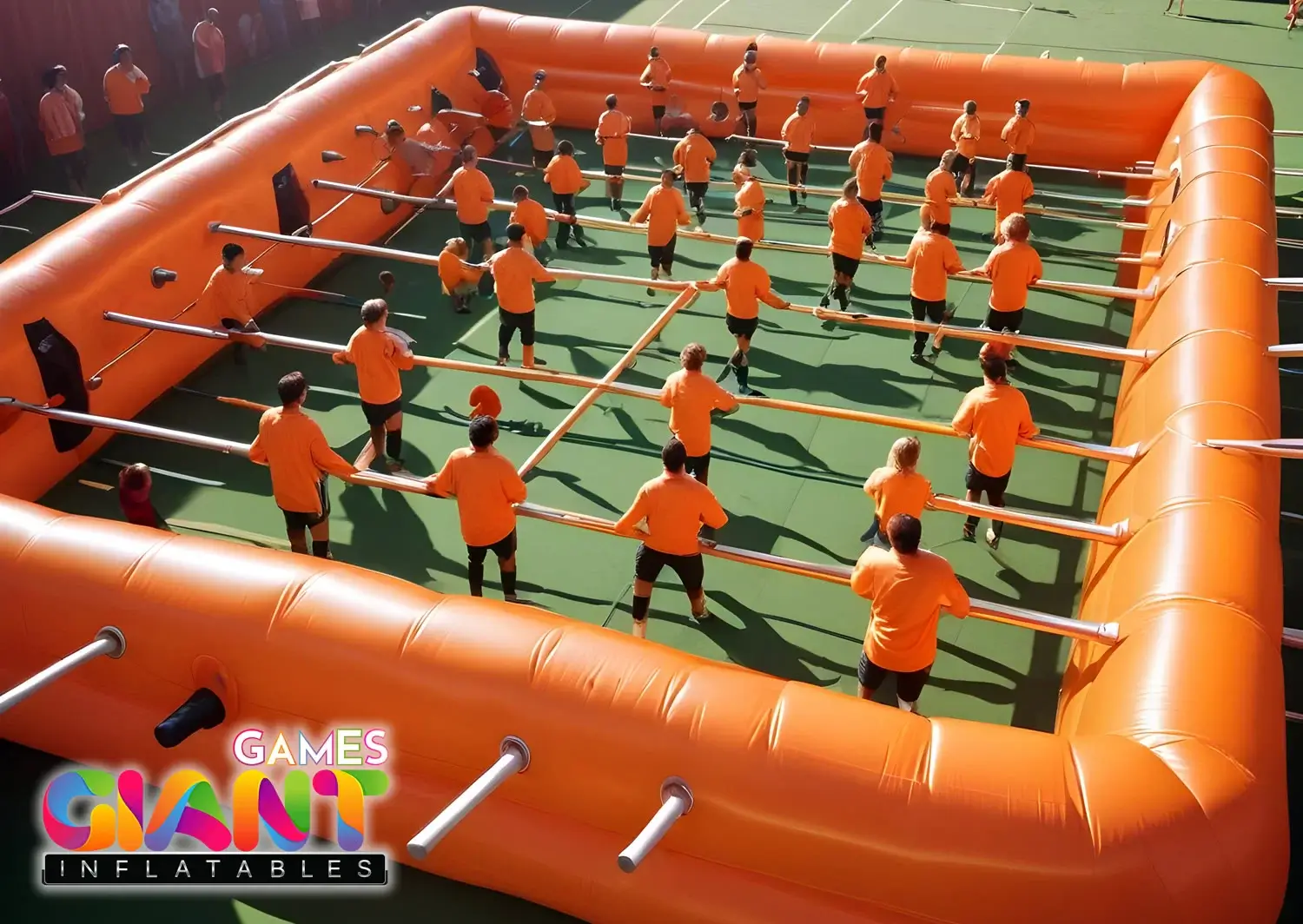 Outdoor-inflatable-fooseball-game