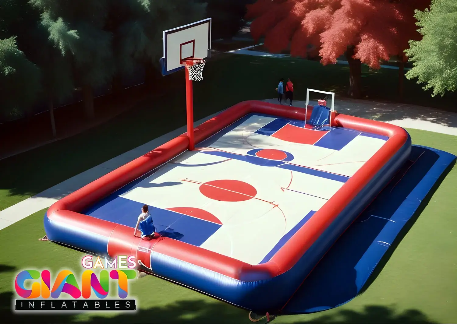 Inflatable-basketball-court