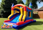 Inflatable-castle with-slide