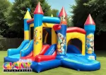 Playground-bouncy-castle-slide