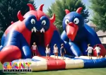 Kids-play-bouncy-castle