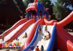 Outdoor-activity-inflatable-slide