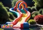 Giant-rainbow-slide-inflatable