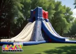 Inflatable-cliff-climb-slide