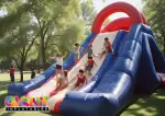 Inflatable-mountain-slide